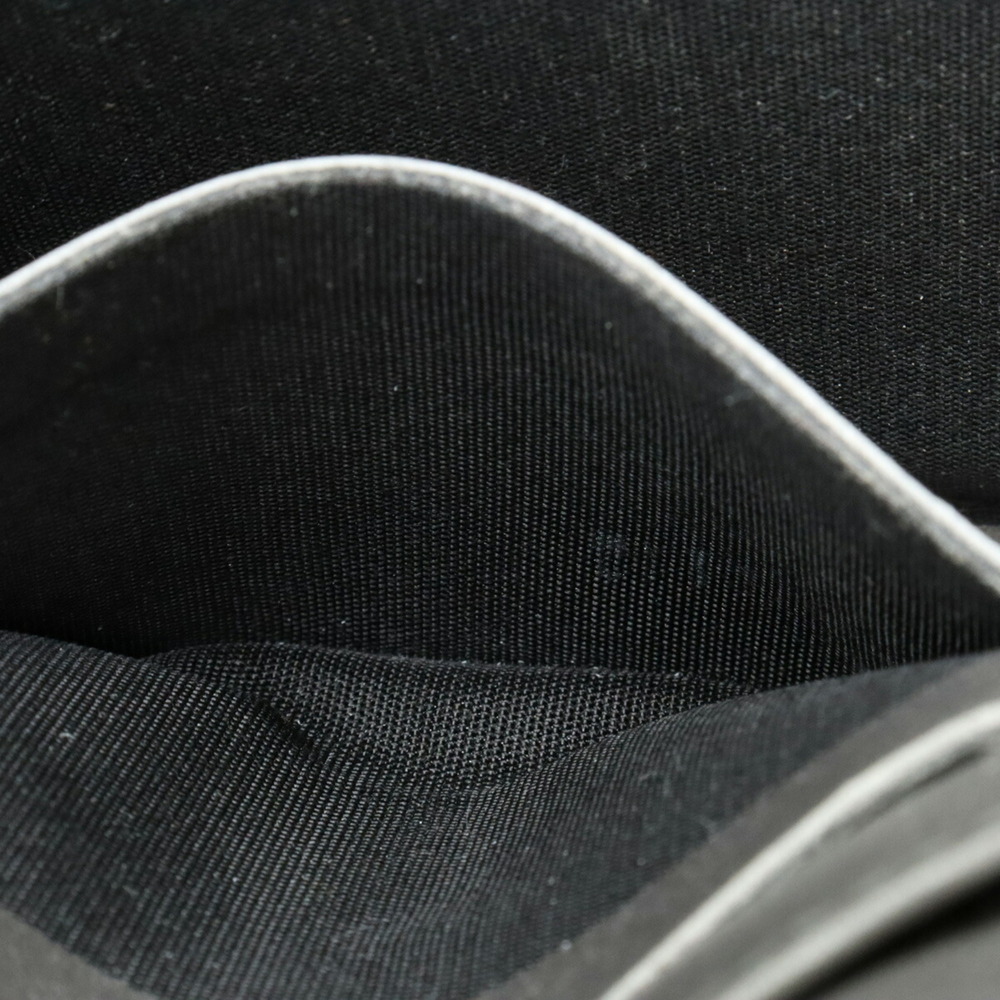 CHANEL Authentic Gray Caviar Leather Logo Wallet - Picture 9 of 9